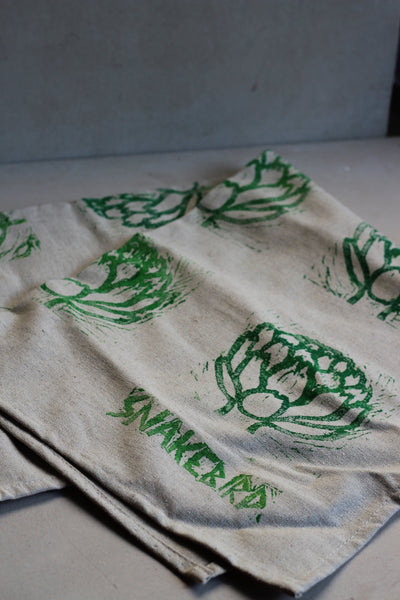Artichoke tea towel