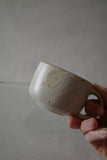 Small square mug- warm white