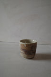 Foraged clay shino cup #2