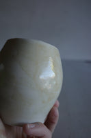 Wood ash rounded vessel
