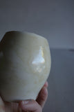 Wood ash rounded vessel