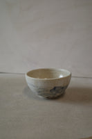 Small pastel blue-brushed bowl