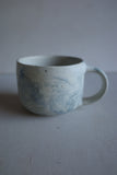 Medium mug - painterly blue