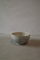 Small pastel blue-brushed bowl