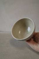Small pastel blue-brushed bowl