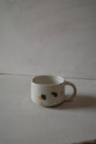 Small square earphone splodge mug