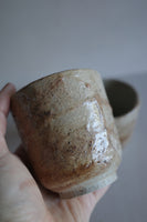 Re=>ceramic granulated shino cup set
