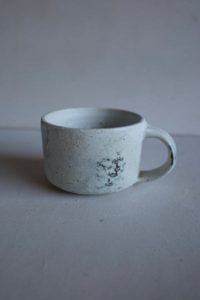 Small earphone wire mug - blue