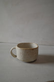 Small square mug- warm white