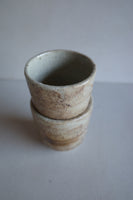 Re=>ceramic granulated shino cup set