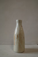 Large rust decorated bottle/vase