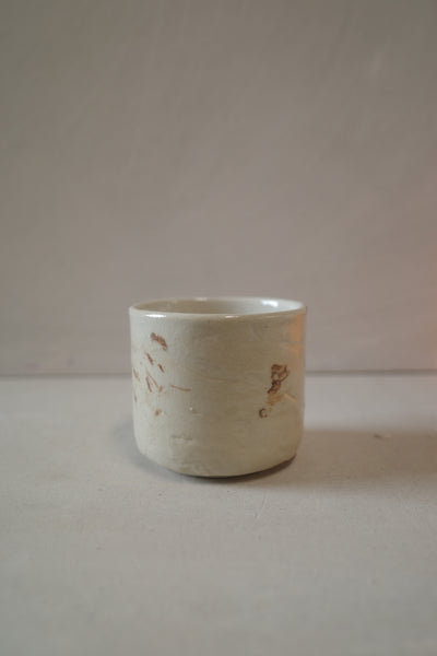 Rust decorated teacup