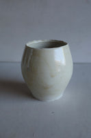 Wood ash rounded vessel