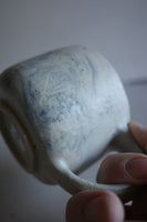Medium mug - painterly blue