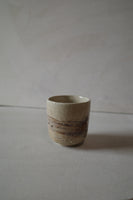 Foraged clay shino cup #2