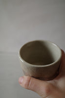 Foraged clay shino cup #2