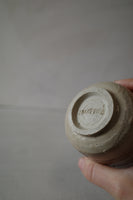 Foraged clay shino cup #2