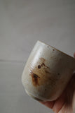 Warm white rounded cup #1