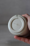 Smooth white and black painted tumbler #1 - 175ml