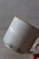 Ivory mug with Jade bottom #1 - 220ml