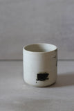 Smooth white and black painted tumbler #1 - 175ml