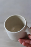 Ivory mug with Jade bottom #1 - 220ml