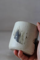 Speckled white and black painted tumbler #1 - 240ml