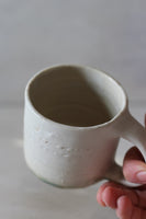 Ivory mug with Jade bottom #2 - 210ml