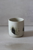 Speckled white and black painted tumbler #1 - 240ml