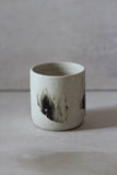 Speckled white and black painted tumbler #1 - 240ml