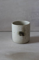 Speckled white and black painted tumbler #1 - 240ml