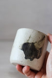 Speckled white and black painted tumbler #1 - 240ml