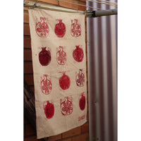 Pomegranate tea towel