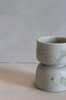 Pair of small cups- stony white