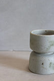 Pair of small cups- stony white