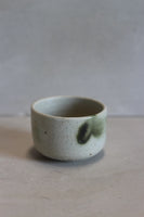 Pair of small cups- stony white