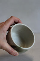 Pair of small cups- stony white