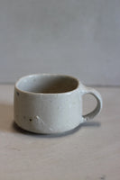 Small square mug- white