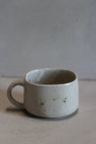 Small square mug- white