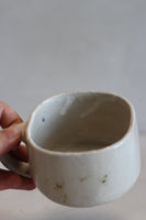 Small square mug- white