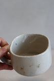 Small square mug- white