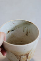 Splashy planter- white